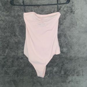 forever 21 strapless body suit